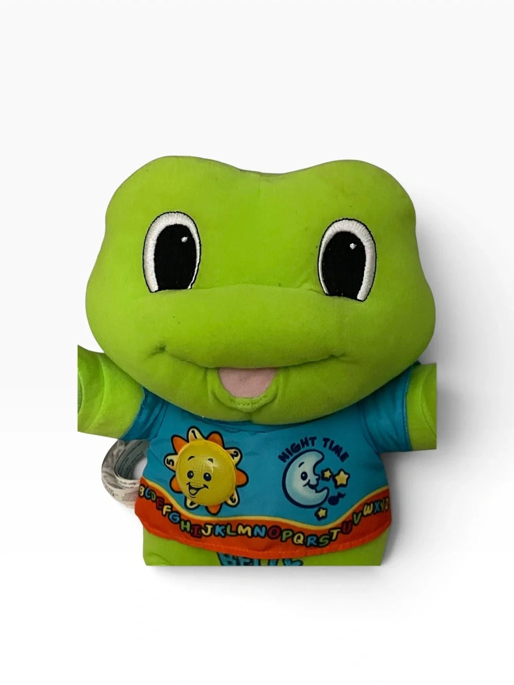 Vintage LeapFrog Learning Baby Tad Plush Interactive Talking Frog Toy Works